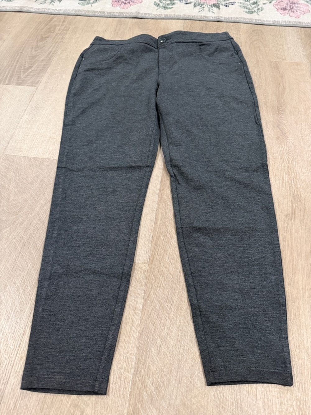 Maurices Dark Charcoal Knit Leggings